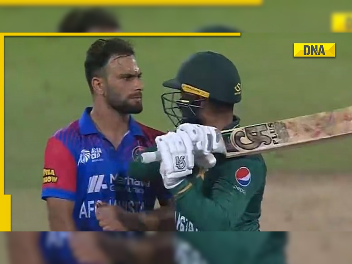 PAK vs AFG: Asif Ali almost hits Fareed Ahmad with the bat in anger after dismissal, watch video