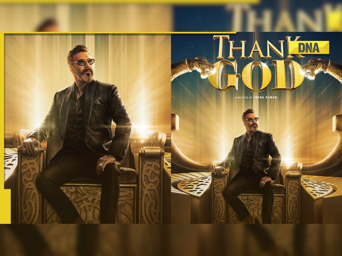 Thank God: Ajay Devgn shares his first look from comedy film, announces trailer release date