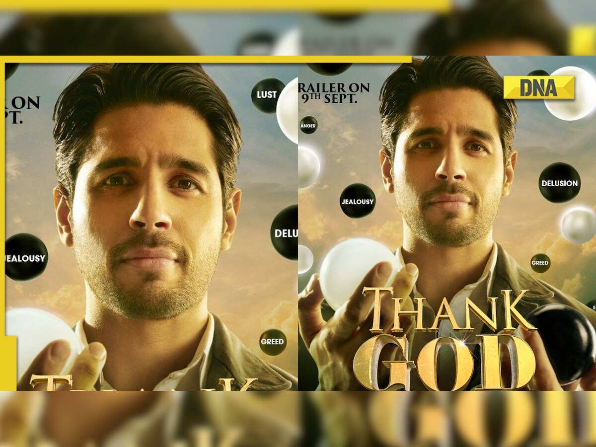 Thank God: Sidharth Malhotra's first look from comedy film co-starring Ajay Devgn, Rakul Preet Singh unveiled