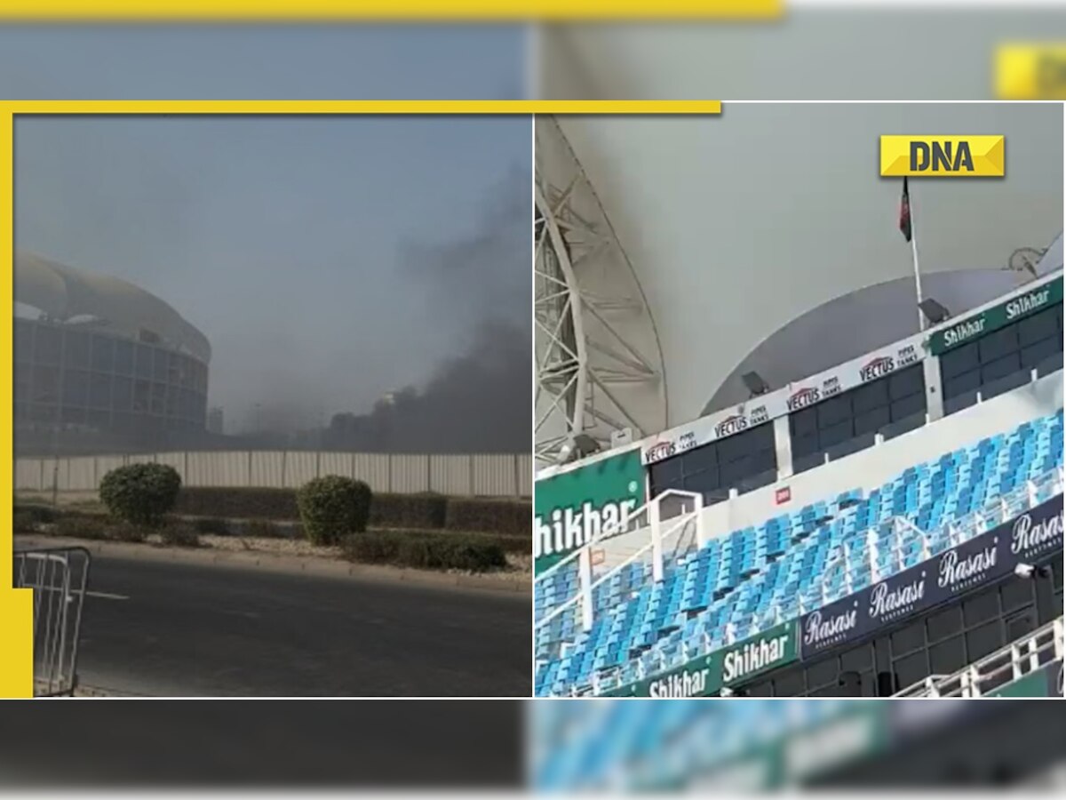 IND vs AFG: Fire incident reported outside Dubai Stadium ahead of India's match, watch video