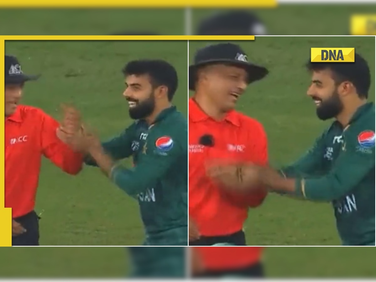 PAK vs SL: Shadab Khan jokingly tries to force the umpire to raise his hand, video viral 