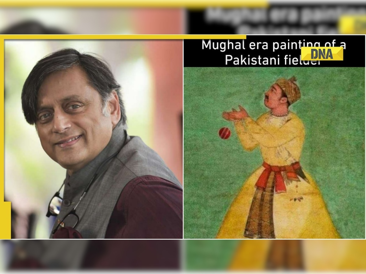 Shashi Tharoor takes sly dig at Pakistan cricket team with 'Mughal era painting of a fielder' 