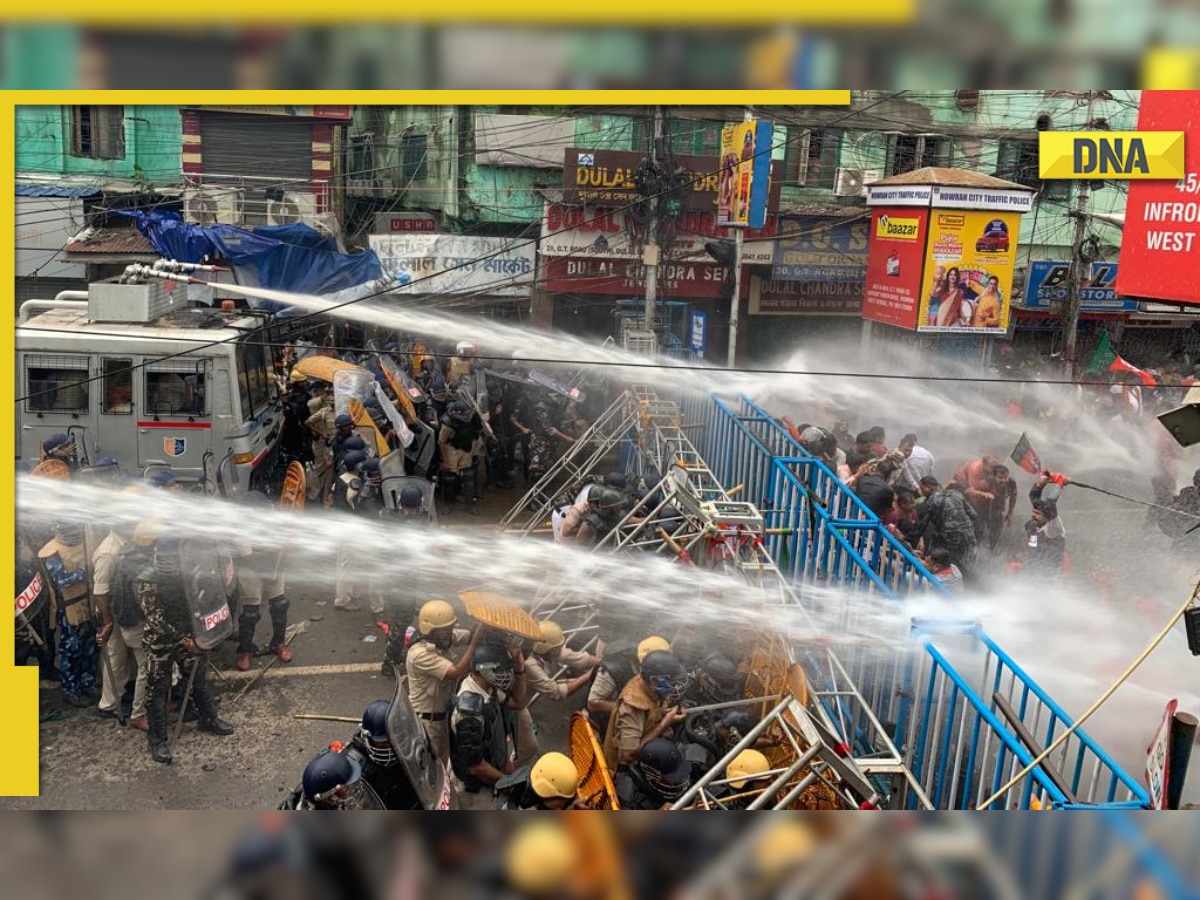 Water cannons, torched cars: What exactly happened during BJP's march to Nabanna in West Bengal?