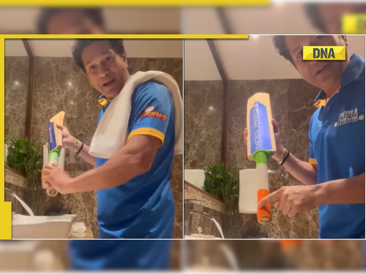 Sachin Tendulkar shares video to clean bat grip, gets schooled by netizens for wasting water