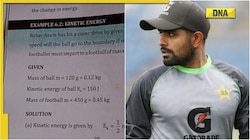 Question about Babar Azam's cover drive finds its way into Pakistani physics book, pic goes viral
