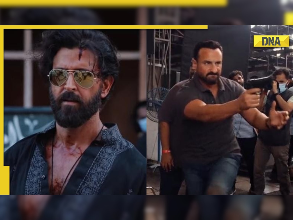 Vikram Vedha Hrithik Roshan Saif Ali Khan Prepare For Intense Action Scenes In Bts Videos