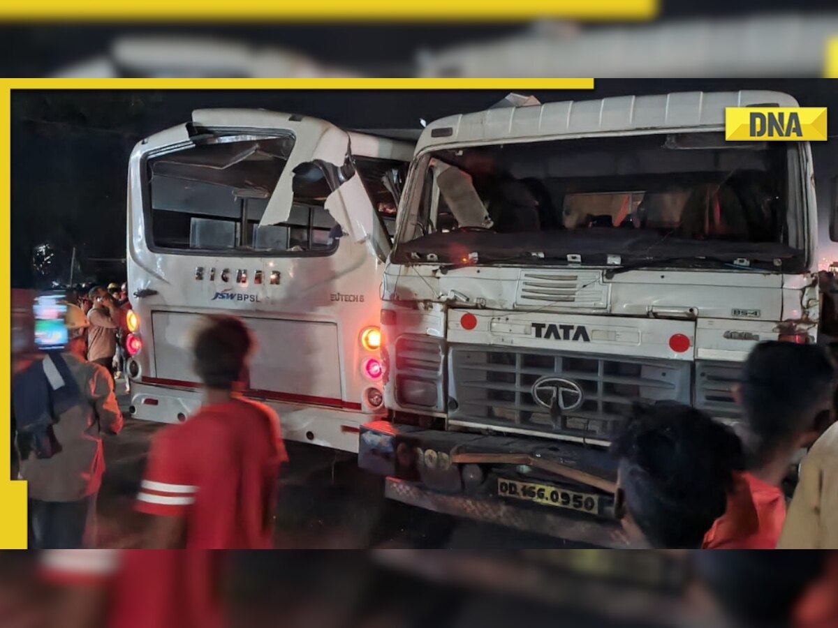 Odisha: 6 dead, 20 injured after coal-laden truck collides with bus in Jharsuguda