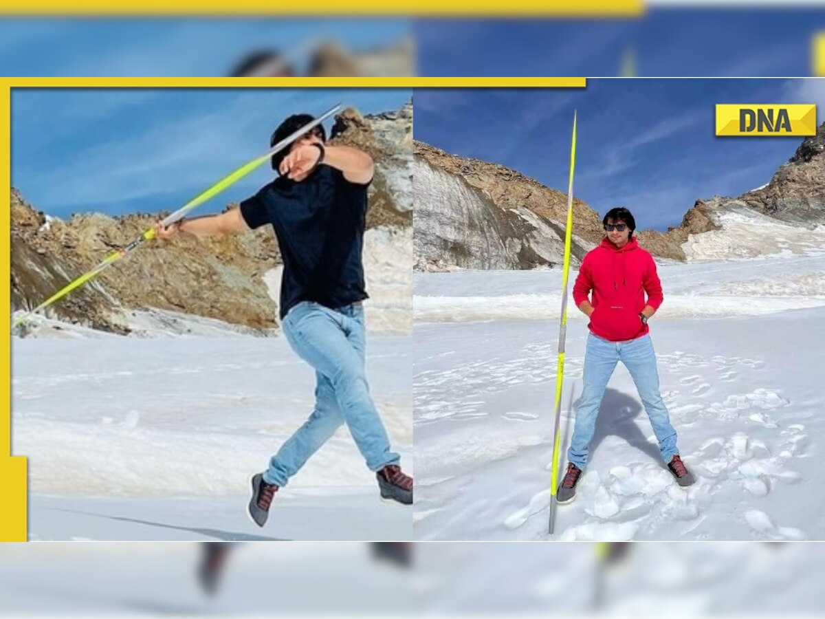 Neeraj Chopra celebrates successful javelin throw season in Switzerland, check pics