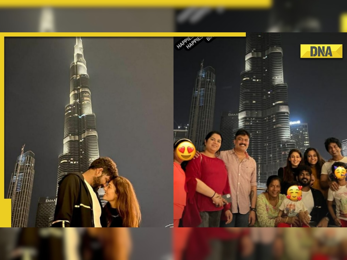 Nayanthara organises 'dreamy birthday party' for hubby Vignesh Shivan in Burj Khalifa's shadow