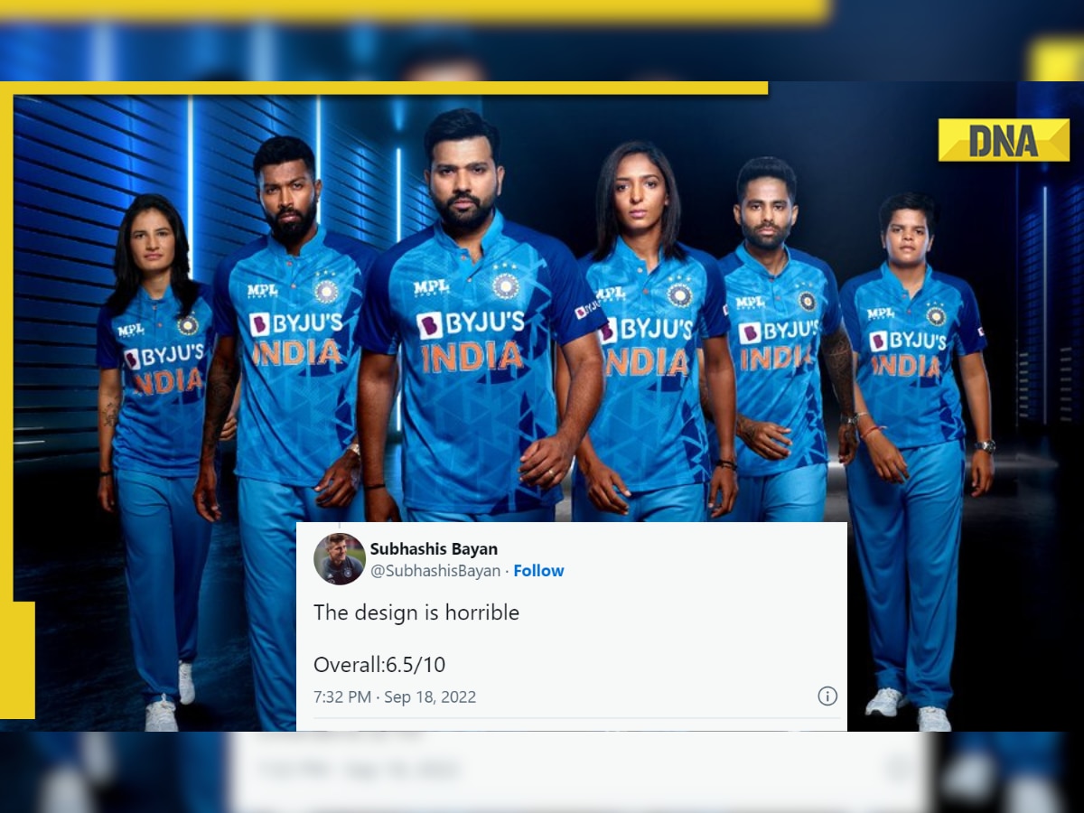 The design is horrible: Fans react as BCCI unveils Team India's new jersey  for T20 World Cup