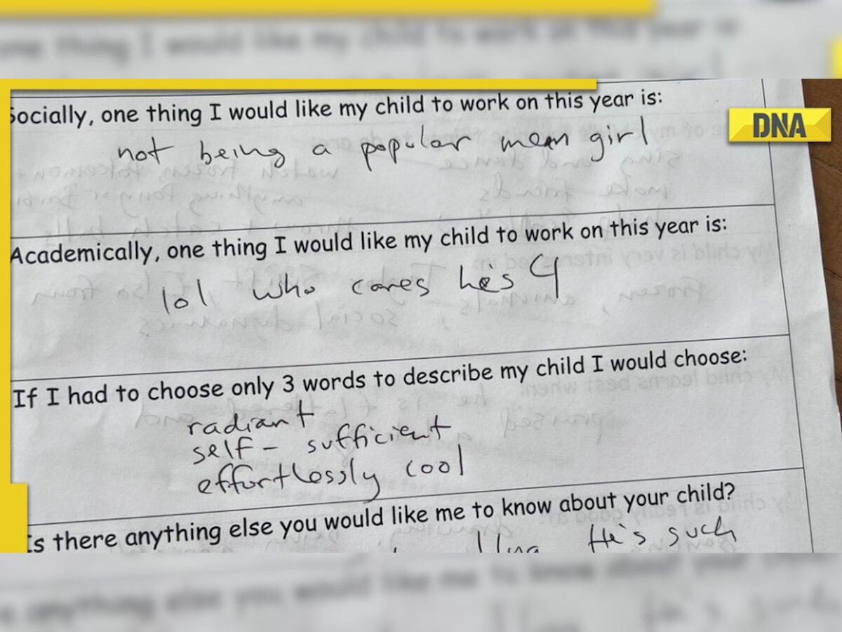 'Wonder if he was switched at birth': Mother's hilarious responses in 4-year-old son's school form go viral