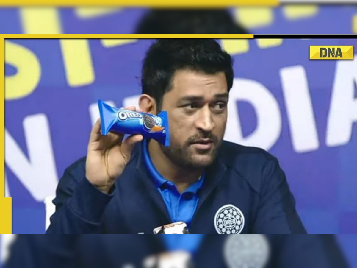 MS Dhoni ends speculation regarding his live as he launches Oreo biscuits, netizens react with hilarious memes