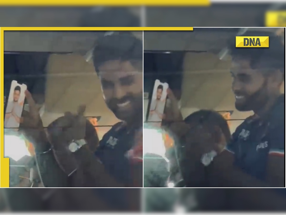 Suryakumar Yadav's gesture goes viral as Team India bus gets mobbed by Sanju Samson fans in Trivandrum