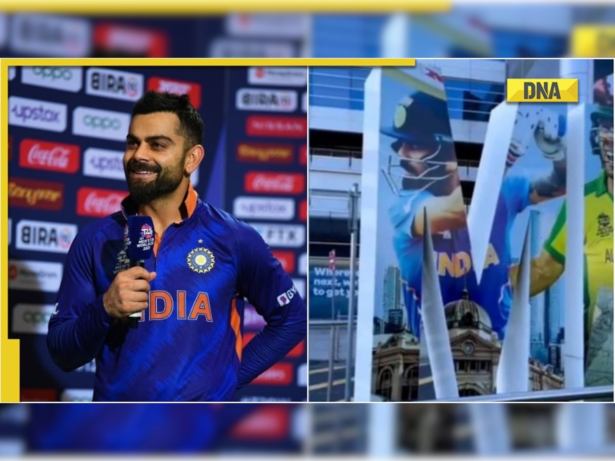 'Face of world cricket': Fans thrilled as Virat Kohli's poster in Melbourne before T20 World Cup goes viral