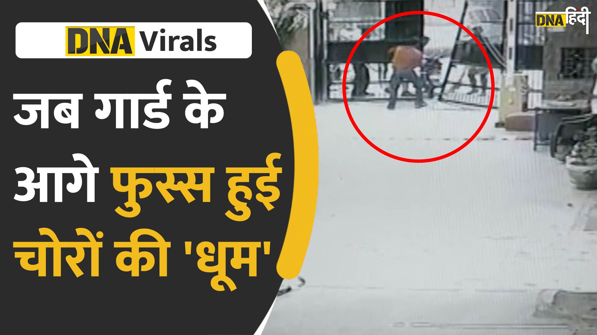 Video: सतर्क गार्ड के आगे नाकाम हुए चोर, वायरल हुआ वीडियो