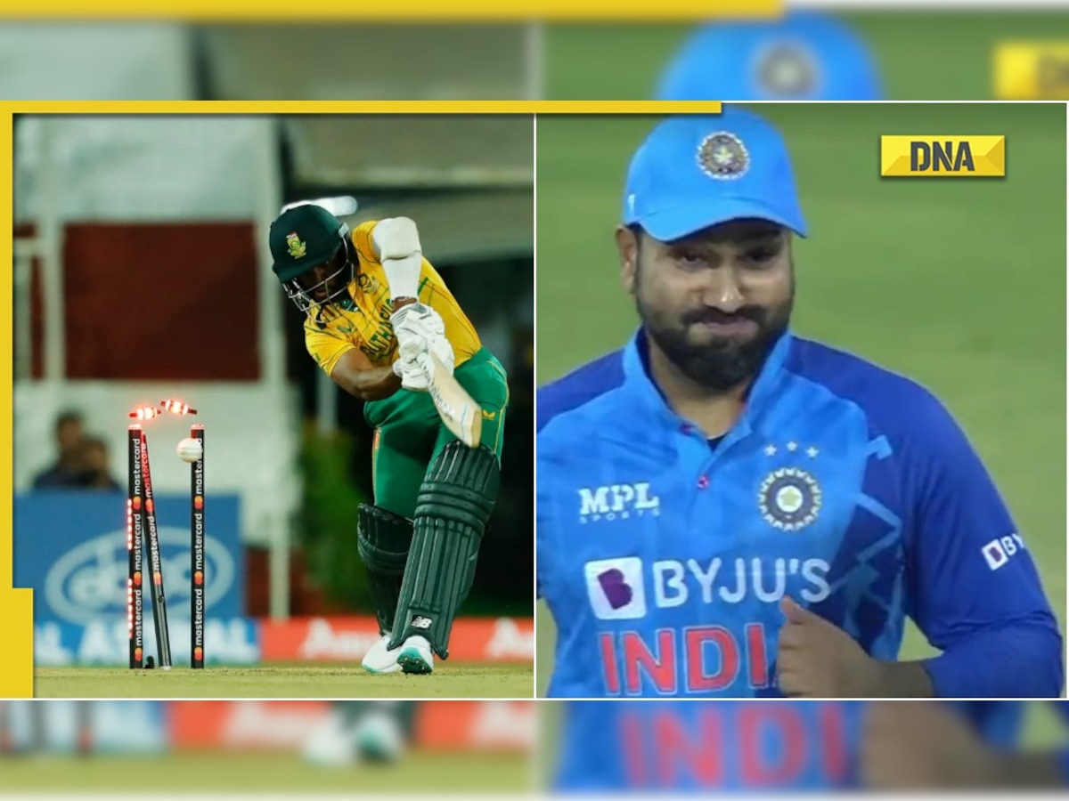 IND vs SA 1st T20I: Rohit Sharma's priceless reaction after Temba Bavuma's dismissal goes viral