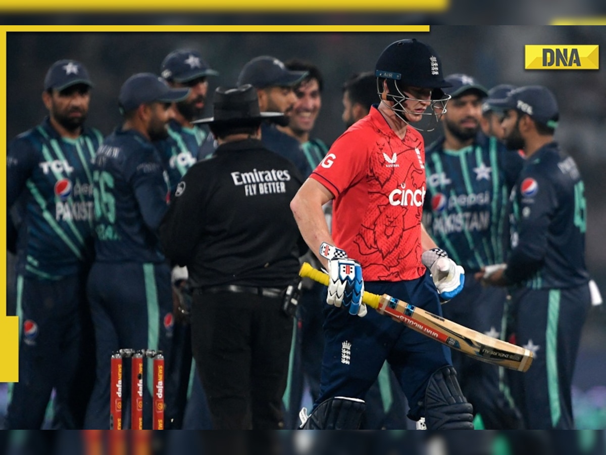 PAK vs ENG 5th T20I: Debutant Aamir Jamal defends 15 runs off final over as PAK edge out England, watch