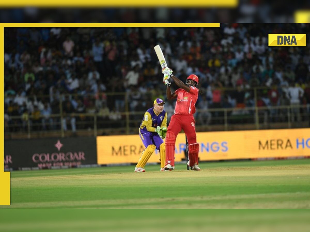 Gayle storm in Jodhpur: Twitter hails Chris Gayle after he smashes fastest fifty in Legends League Cricket 