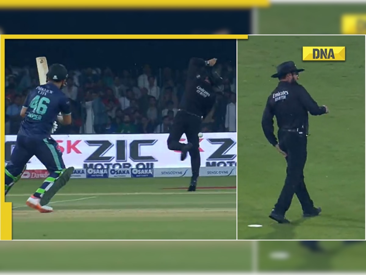 PAK vs ENG: Haider Ali gives Aleem Dar injury scare after hitting umpire accidentally during 6th T20I