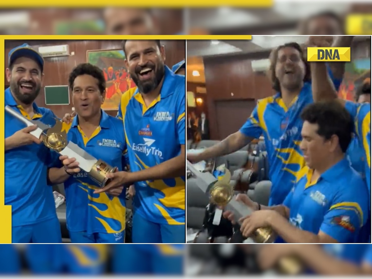 Irfan Pathan shares glimpses of Sachin Tendulkar-led India Legends' dressing room celebrations