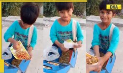 Little boy sells Bhel Puri with big smile; Viral video leaves Internet teary-eyed