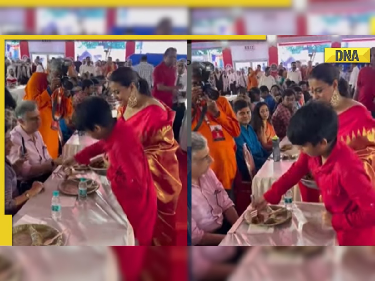 Kajol Shares Proud Mom Reaction As Son Yug Serves Food At Durga Puja