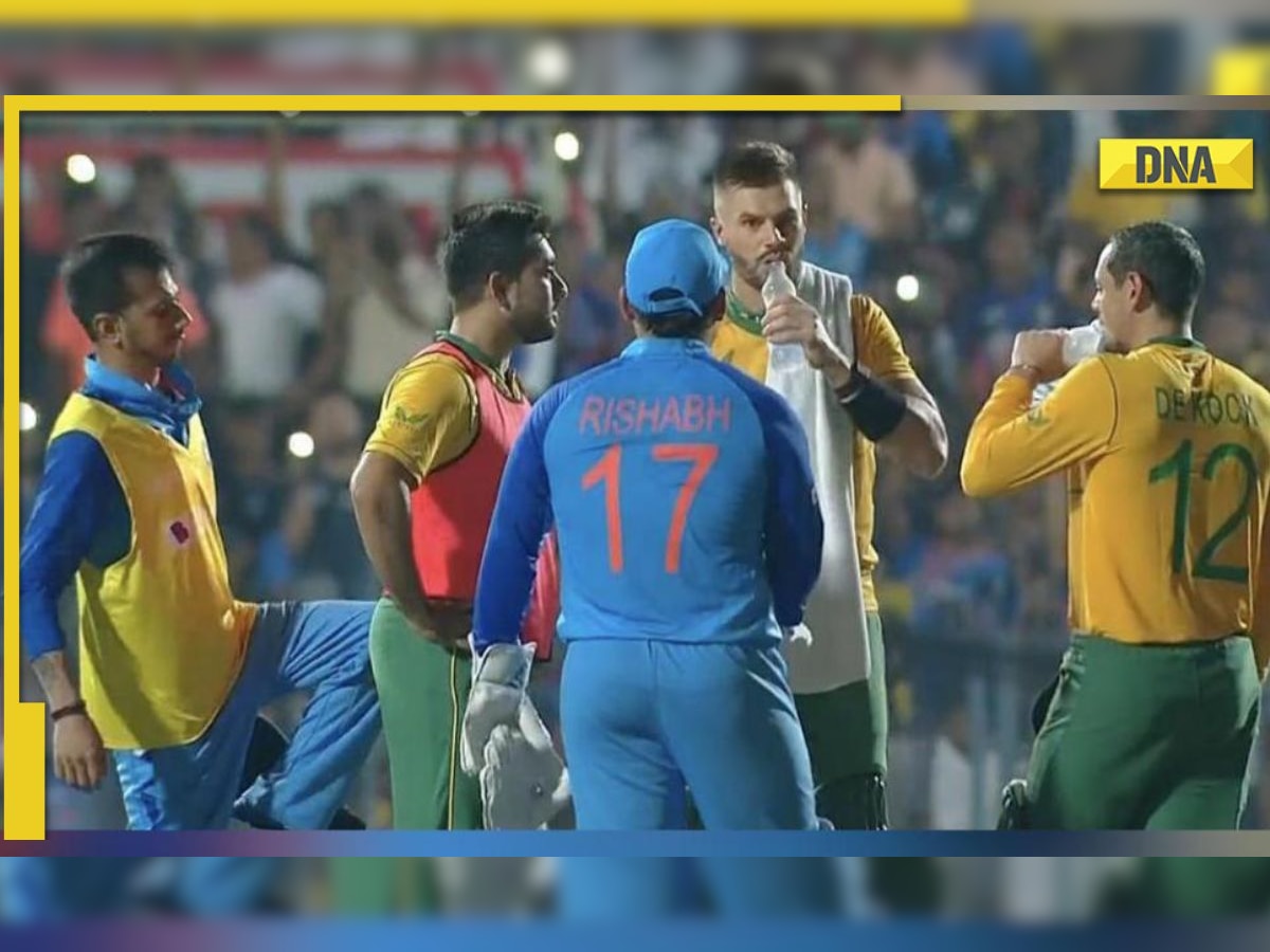 IND vs SA: Yuzvendra Chahal kicks Tabraiz Shamsi during second T20I, video goes viral