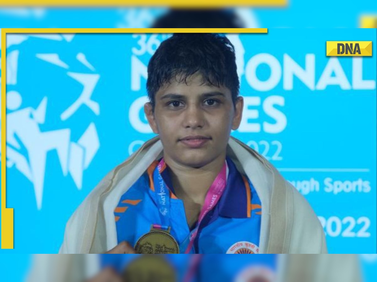 National Games 2022 U 20 World Champion Antim Panghal Wins Wrestling