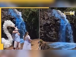 Video: अपने स्वार्थ के लिए नेचर से खिलवाड़, नीले रंग से भर दिया पूरा झरना, लोग बोले इन्हें जेल भेजो