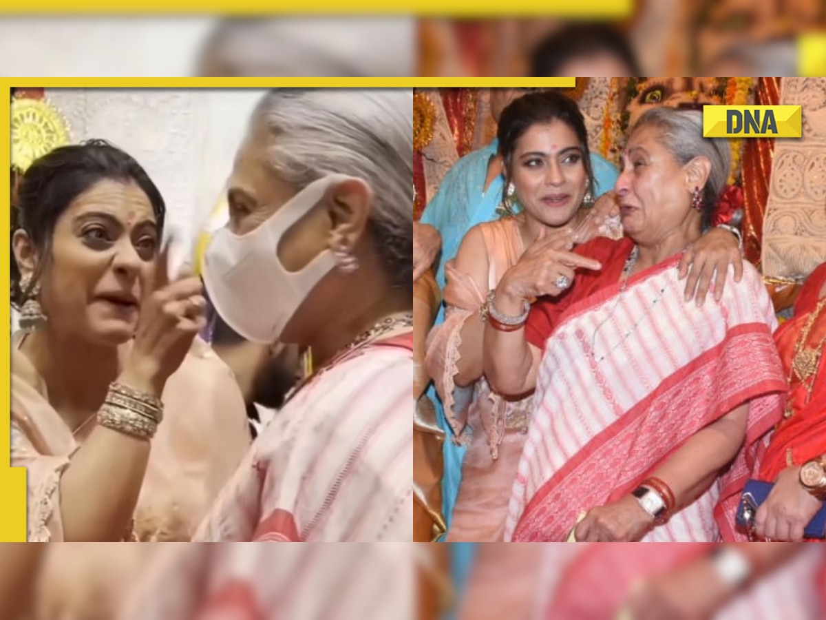 Kajol tells Jaya Bachchan 'mask nikalna padega' as they pose for photos, hilarious video goes viral