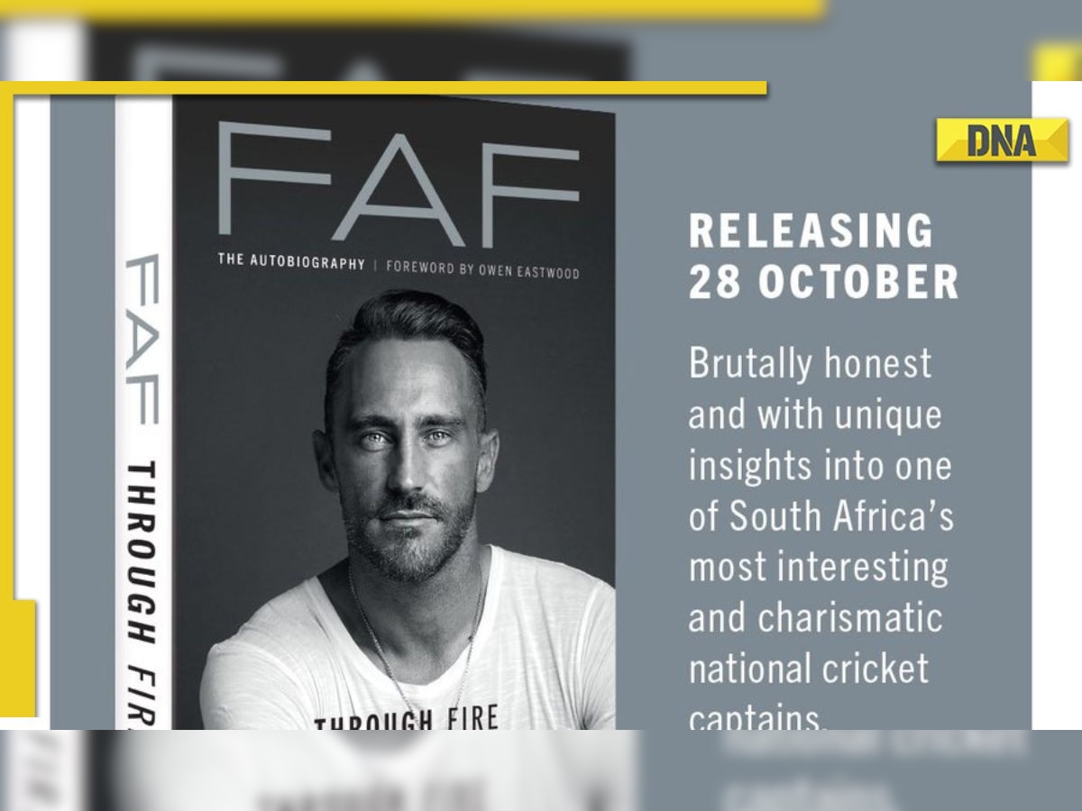 Faf du Plessis announces release date of his autobiography titled "Faf: Through Fire"