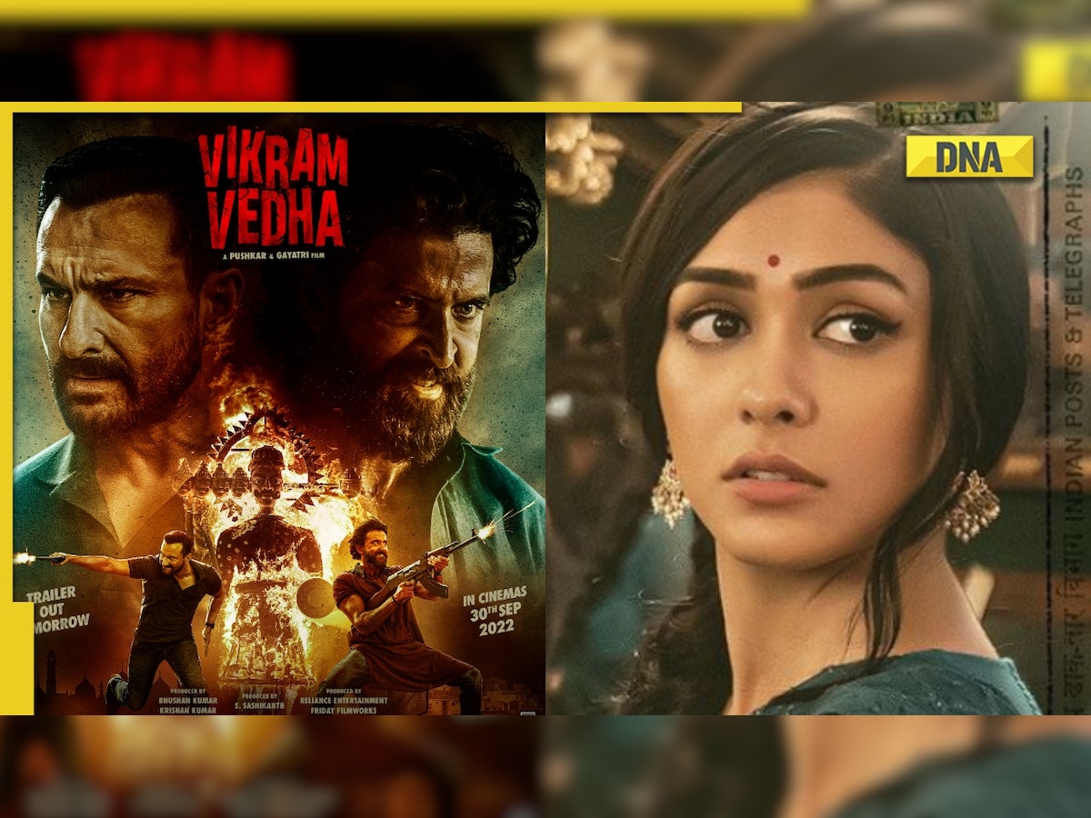 Vikram Vedha: Sita Ramam star Mrunal Thakur reviews Hrithik Roshan-Saif Ali Khan starrer action thriller