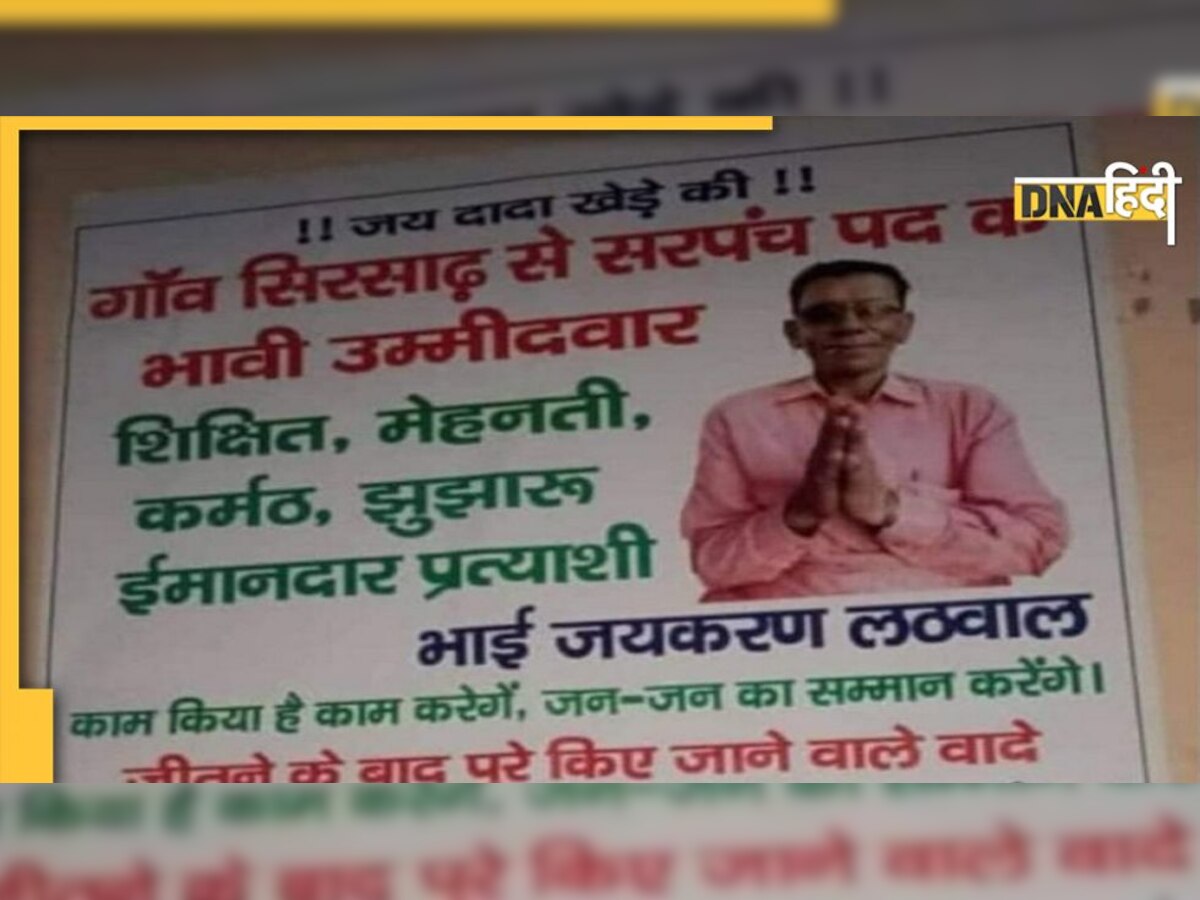 गांव में 3 एयरपोर्ट, फ्री इंटरनेट, 20 रुपये लीटर पेट्रोल... सरपंच चुनाव में उम्मीदवार के अजीब वादे