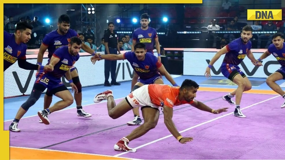 Pro Kabaddi League 2022: Dabang Delhi KC Beats Gujarat Giants 53-33 To ...