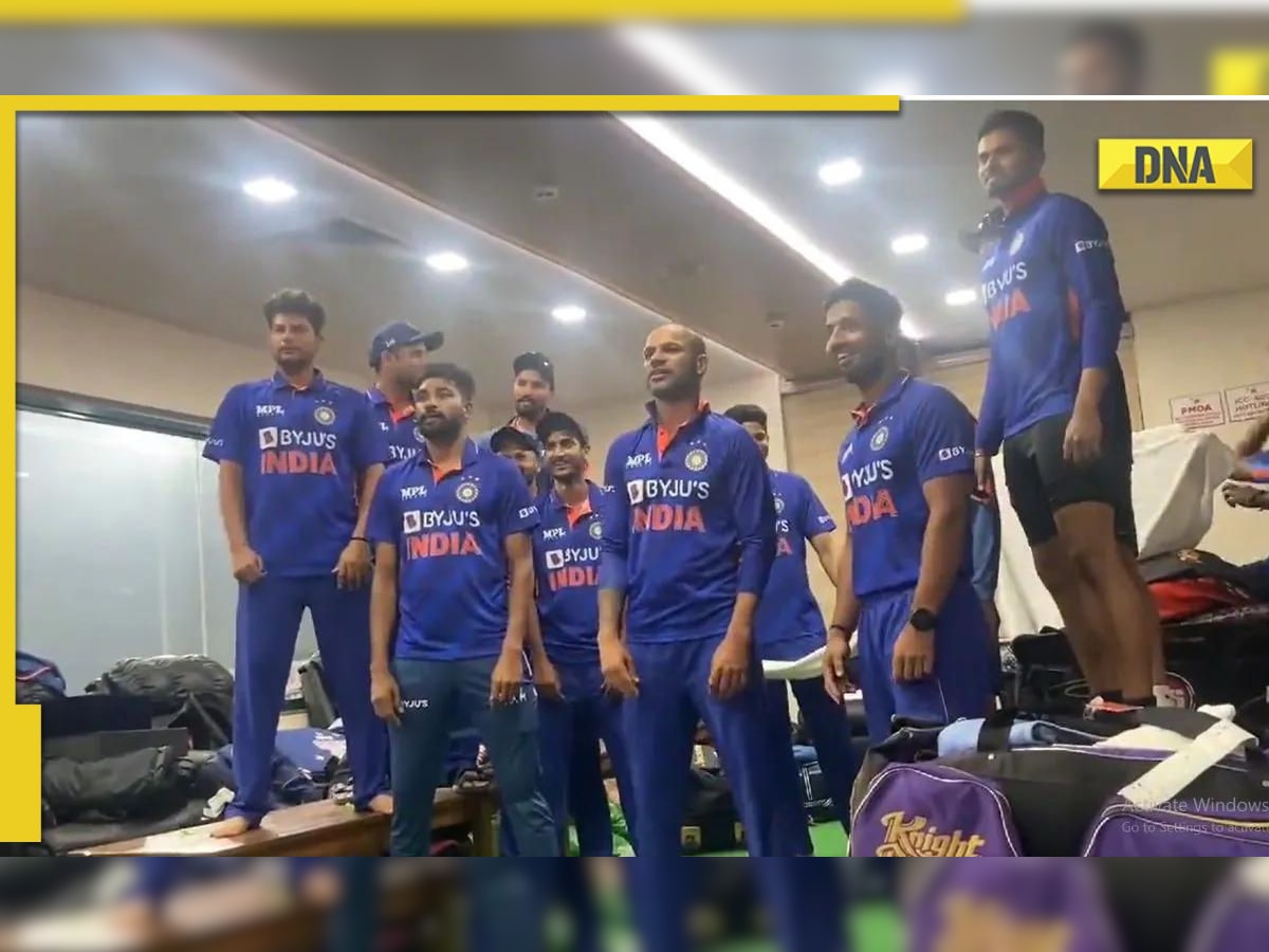 'Saare same karna please': Shikhar Dhawan hilariously teaches dance steps to teammates after ODI series victory over SA