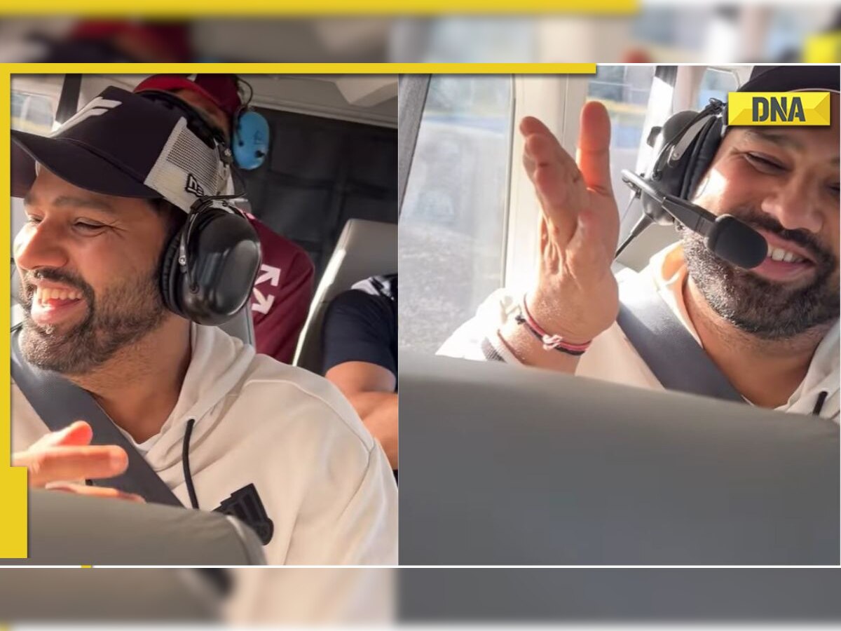 WATCH: Rohit Sharma caught using 'cuss' word while Dinesh Karthik records video in a private plane