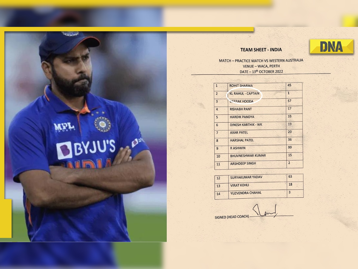 'Rohit removed from captaincy?': Fans left confused to see KL Rahul as skipper in 2nd practice game against WA XI