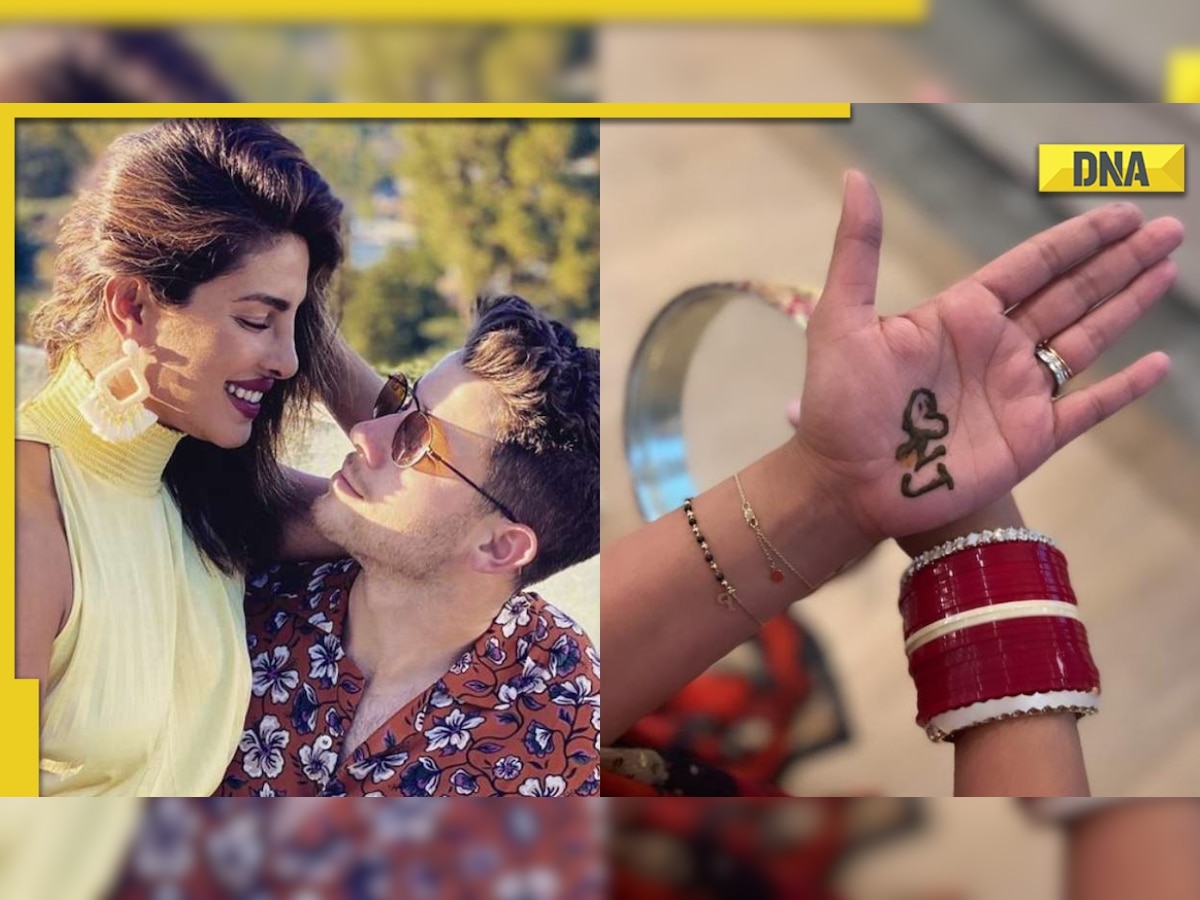 Priyanka Chopra shares glimpse of her Karwa Chauth mehendi with husband Nick Jonas's initials