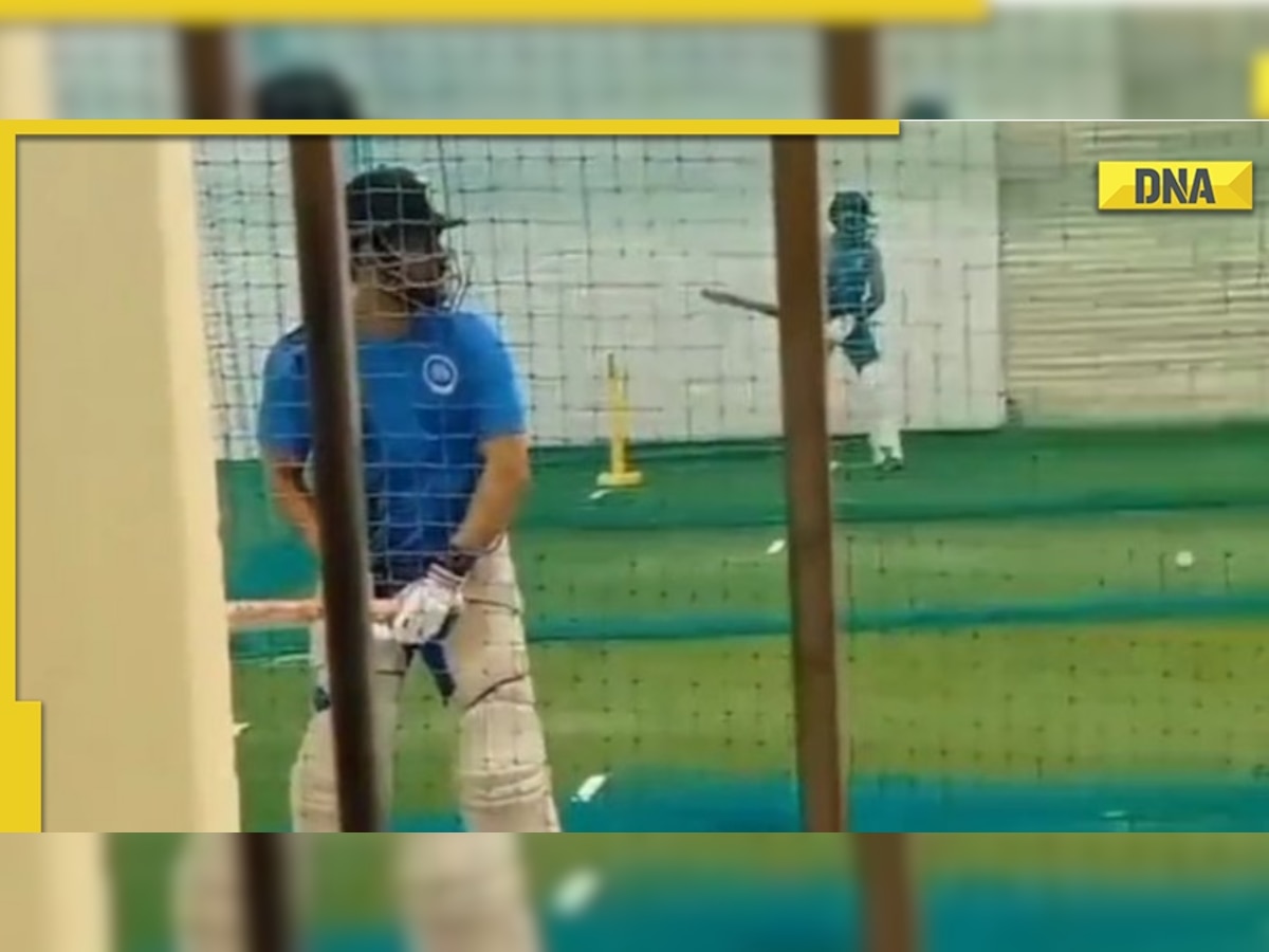 IPL 2023: MS Dhoni spotted sharpening his batting skills before return to action, video goes viral