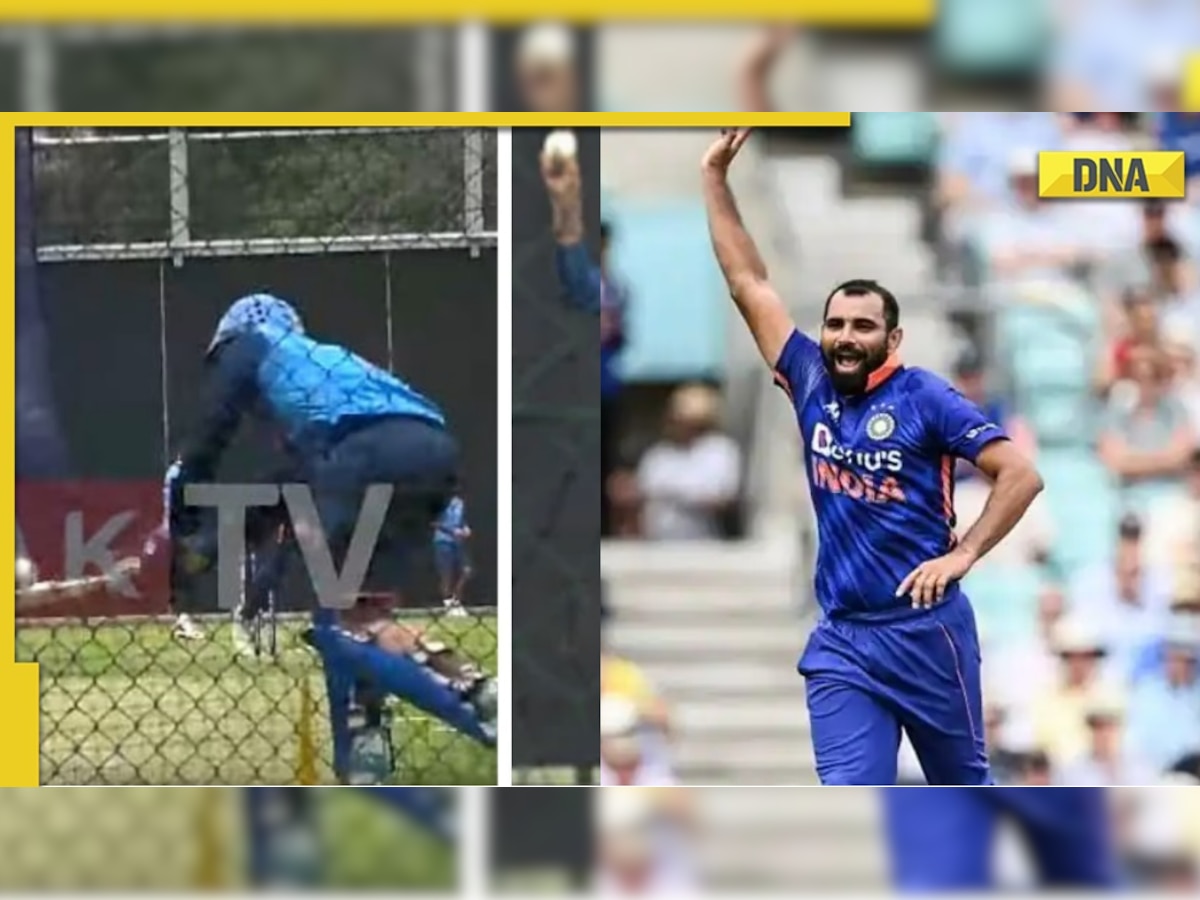 Watch: Mohammed Shami rattles Dinesh Karthik's stumps with an absolute 'Jaffa' during India's net session