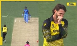 IND vs AUS T20 World Cup: Kane Richardson laughs at Suryakumar after flick goes wrong and leads to return catch, Watch