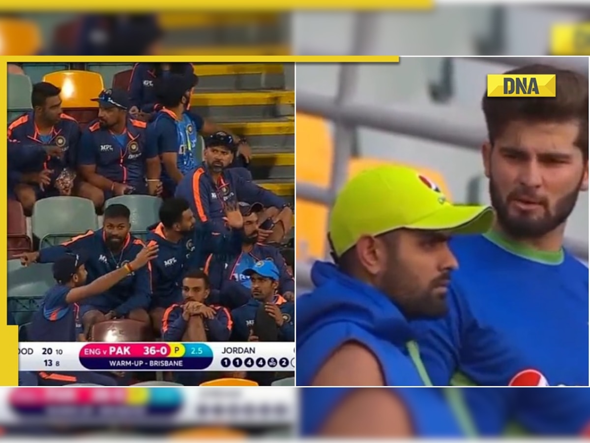 IND vs PAK T20 World Cup: India, Pakistan players spotted watching each other's warmup games