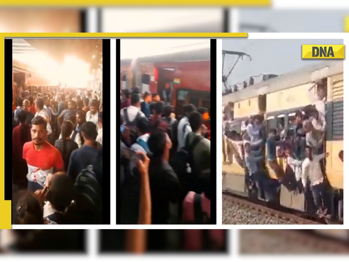 UP PET 2022: Stranded before exams, lakhs of PET aspirants throng railway and bus stations in viral video