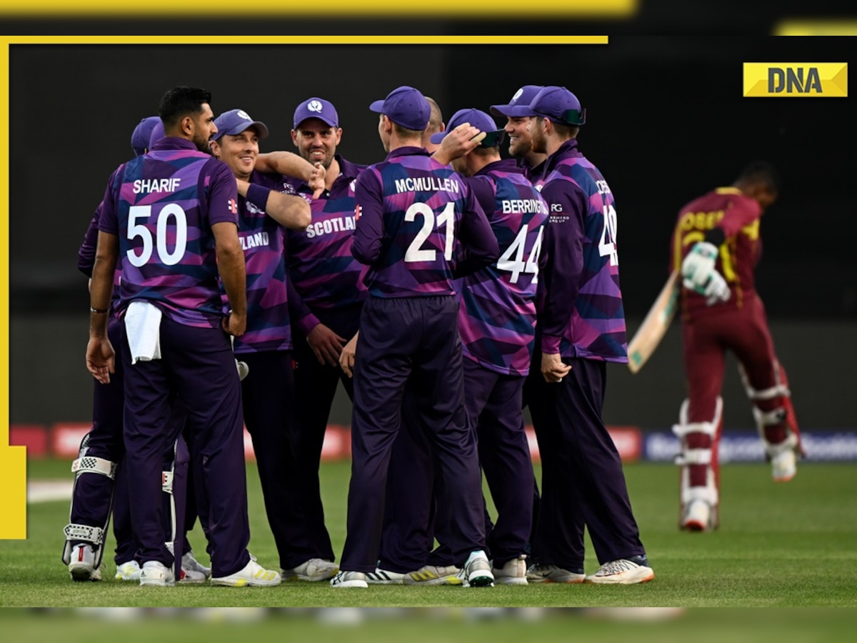 T20 World Cup 2022 round 1 points table: Scotland stun West Indies and go top of Group B