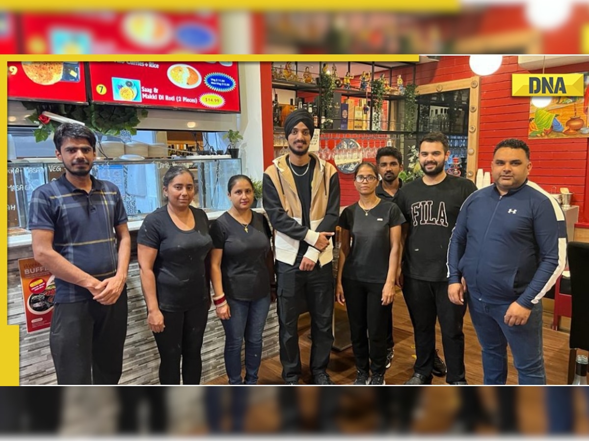Left-arm pace bowler Arshdeep Singh visits Indian restaurant in Brisbane, Check pics