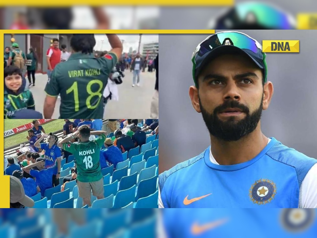 Virat Kohli fans from across border sport Pakistan jersey with his name and number, internet has mixed reactions