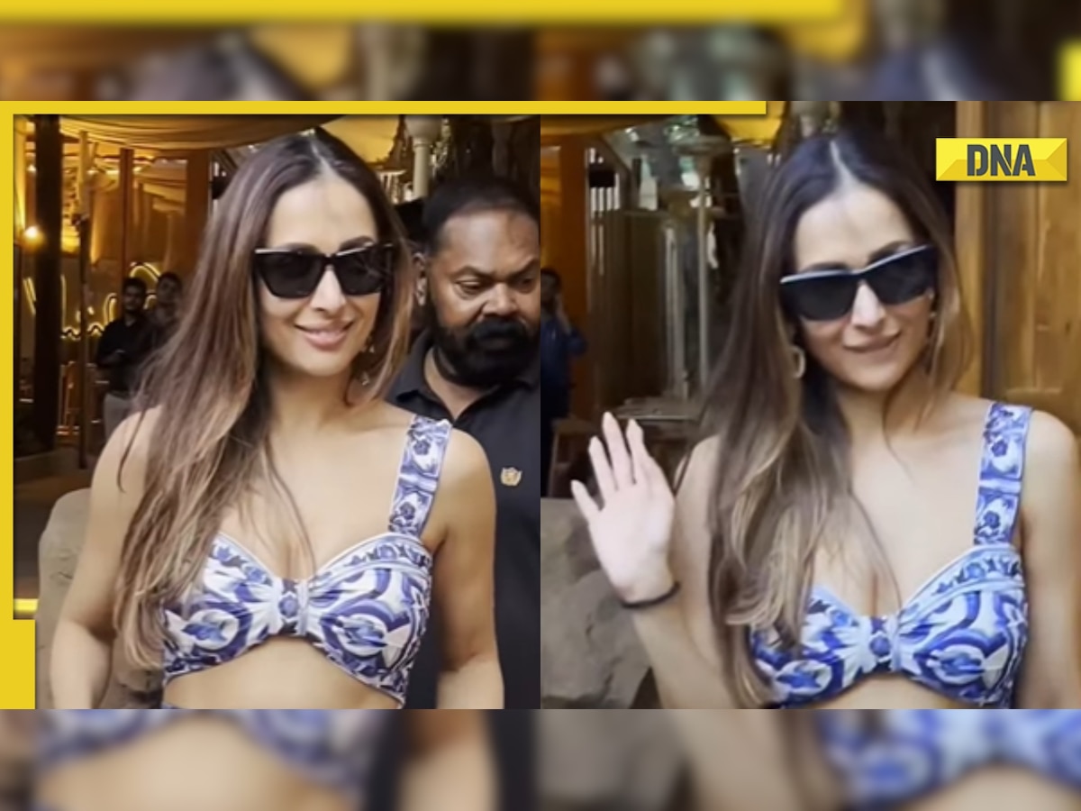 Malaika Arora looks sexy in white and blue outfit at her birthday bash