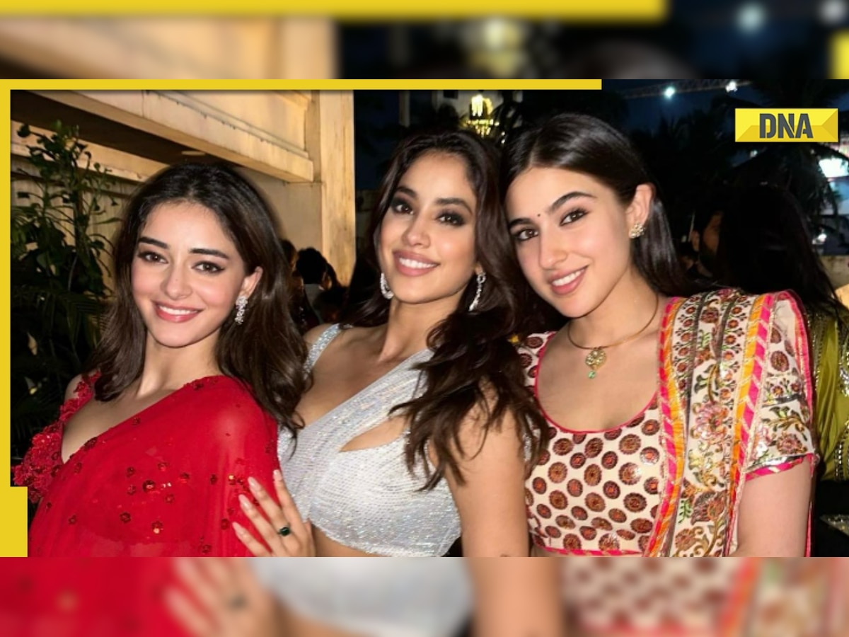 Sara Ali Khan celebrates Diwali with Janhvi Kapoor-Ananya Panday, calls them 'Patakhas'