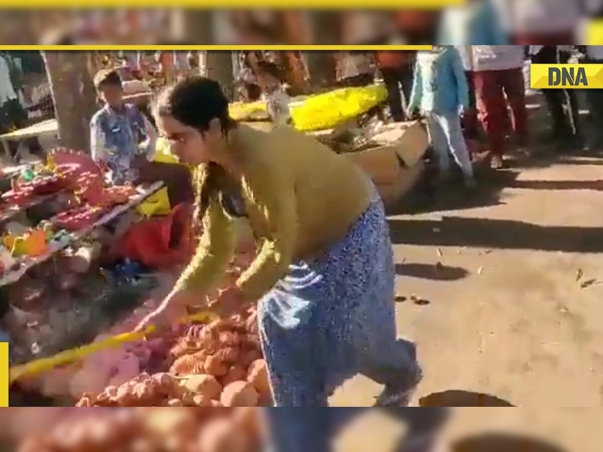 Viral video: Woman breaks diyas in shops in Lucknow's Gomti Nagar, booked