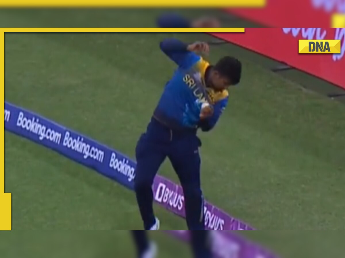 Aus vs SL T20 World Cup: Watch Chamika Karunaratne’s stunning catch to dismiss Glenn Maxwell